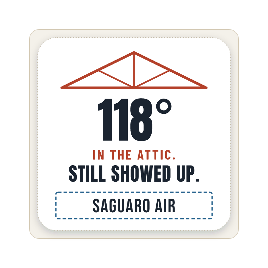 118 in the attic on a sticker
