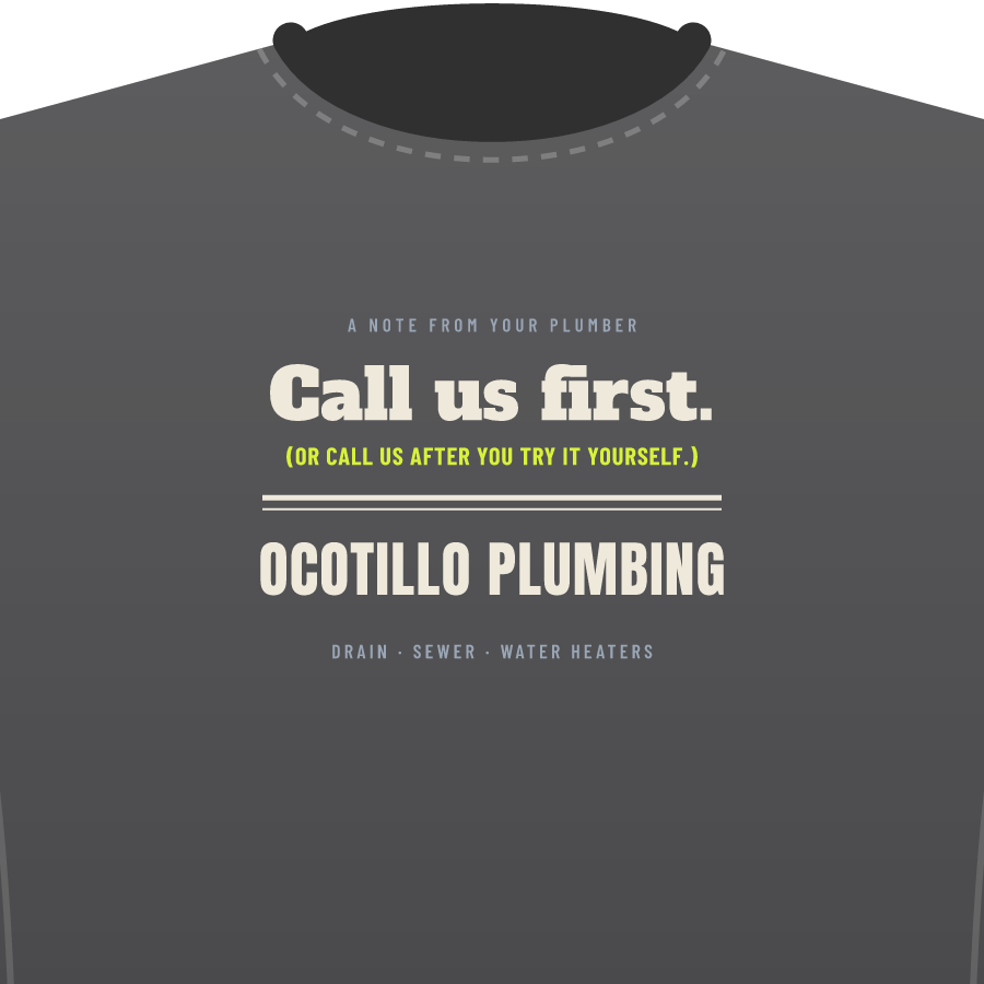 Call us first on a everyday tee