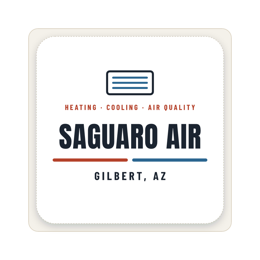 Wordmark (HVAC) on a sticker