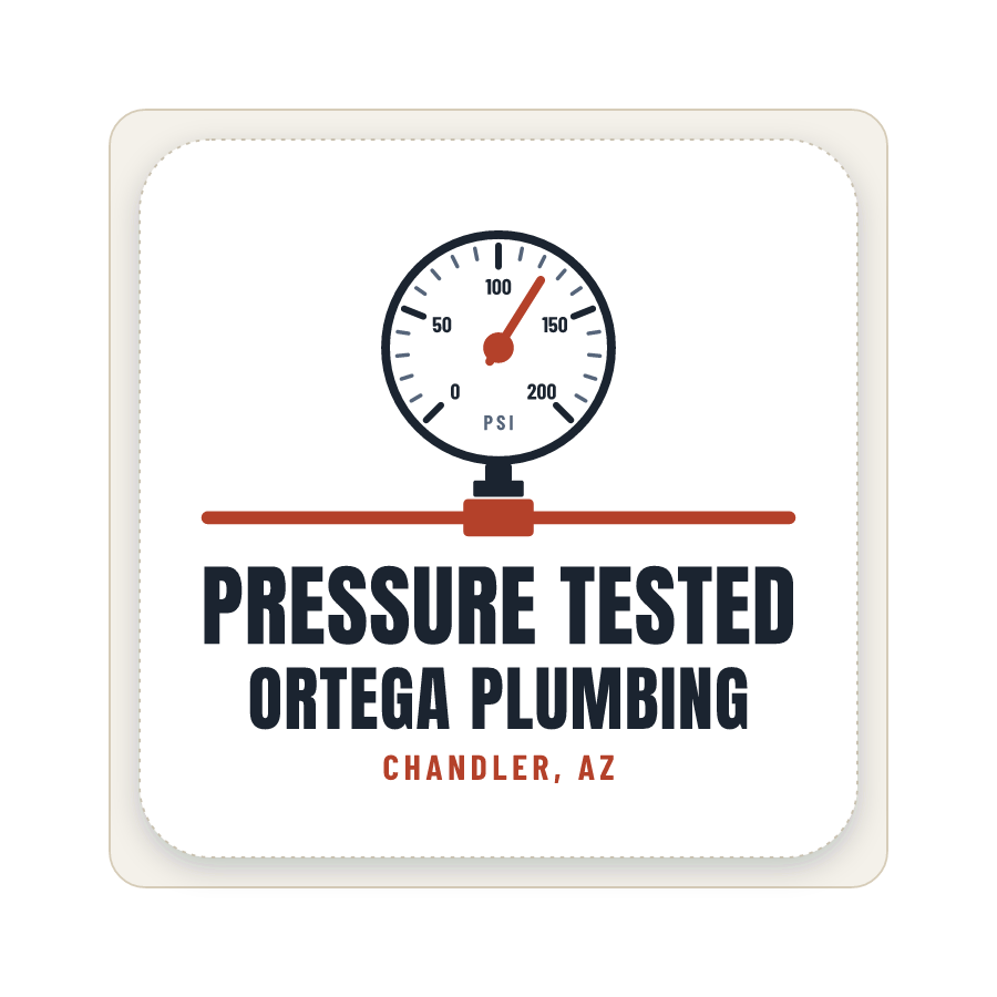 Pressure tested on a sticker