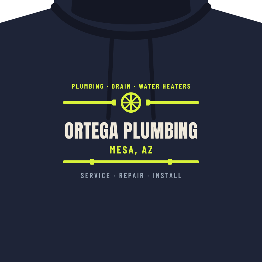 Shop truck (plumbing) on a hoodie